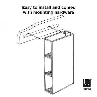 Umbra Cubiko Built-In Shelving Wall Mirror