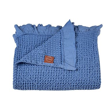 Discover Europe - Made In Portugal Adelaide Waffle Throw Blanket