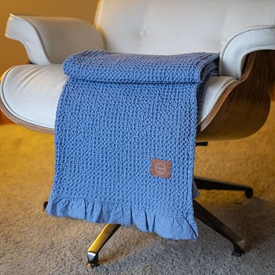 Discover Europe - Made In Portugal Adelaide Waffle Throw Blanket