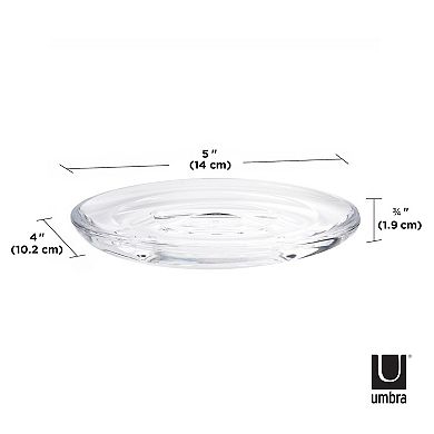 Umbra Droplet Clear Soap Dish