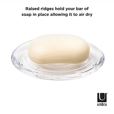 Umbra Droplet Clear Soap Dish