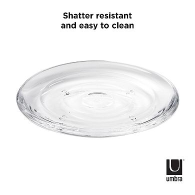 Umbra Droplet Clear Soap Dish