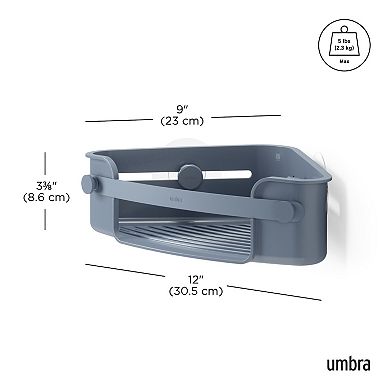 Umbra Flex Adhesive Corner Storage Shelf