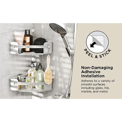 Umbra Flex Adhesive Corner Storage Shelf