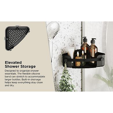 Umbra Flex Adhesive Corner Storage Shelf