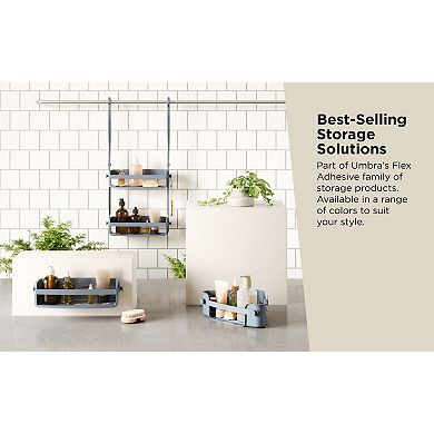 Umbra Flex Adhesive Corner Storage Shelf