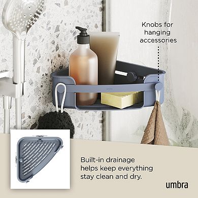 Umbra Flex Adhesive Corner Storage Shelf