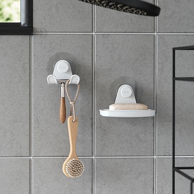 Umbra FLEX ADHESIVE SOAP DISH WHITE