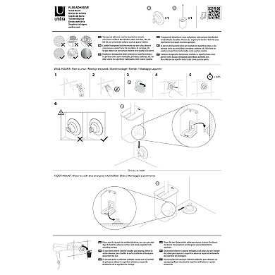 Umbra Flex Adhesive Toilet Brush