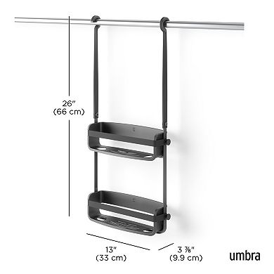 Umbra Flex Hanging Shower Caddy Organizer