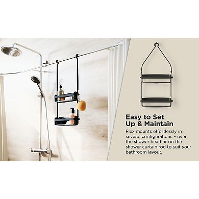 Umbra Flex Hanging Shower Caddy Organizer