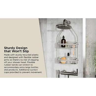 Umbra Flex Hanging Shower Caddy Organizer