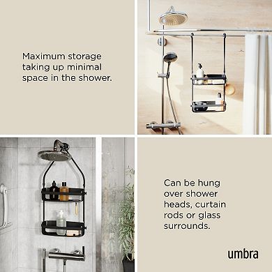 Umbra Flex Hanging Shower Caddy Organizer
