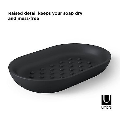 Umbra Junip Black Oval Soap Dish
