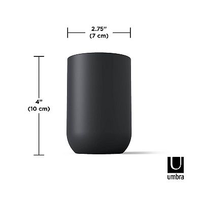 Umbra Junip Black Toothbrush Holder