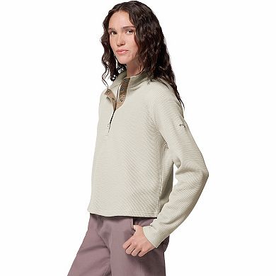 Women's Columbia Waffle Half Snap Pullover