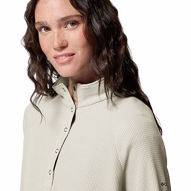 Women's Columbia Waffle Half Snap Pullover