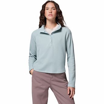 Women's Columbia Waffle Half Snap Pullover