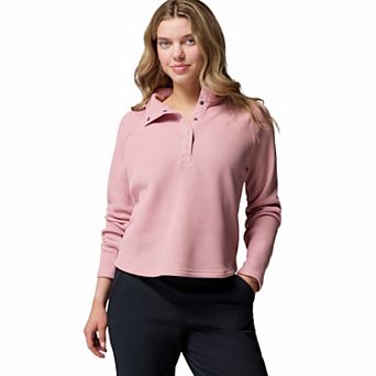 Women's Columbia Waffle Half Snap Pullover