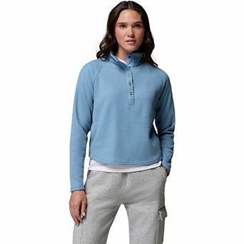 Women's Columbia Waffle Half Snap Pullover