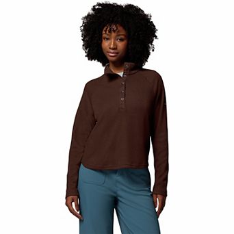 Women's Columbia Waffle Half Snap Pullover