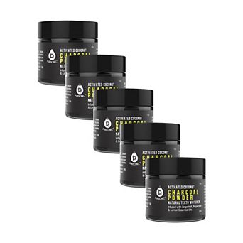 Pursonic Teeth Whitening Charcoal Powder Natural 5-Pack