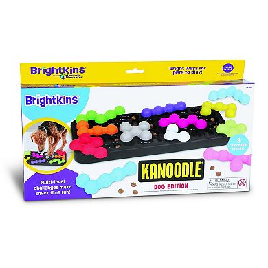 Brightkins Kanoodle Interactive Dog Puzzle Toy with Removable Pieces