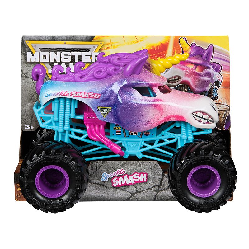 Monster Jam Sparkle Smash Die-Cast Monster Truck 1:24 Scale