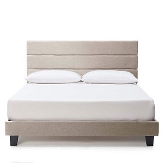 Nestl Horizontal Channel Upholstered Platform Bed Frames