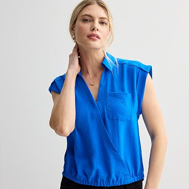 Women's Nine West Dolman Surplice Shirt