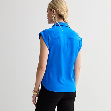Women's Nine West Dolman Surplice Shirt