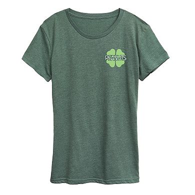 Women's Peanuts Snoopy & Woodstock St. Patricks Day Graphic Tee