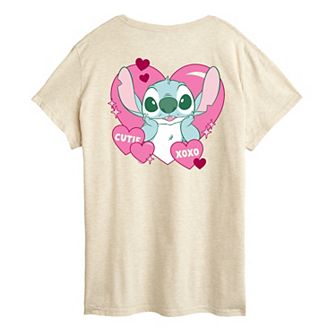Disney's Lilo & Stitch Women's Heart XOXO Graphic Tee
