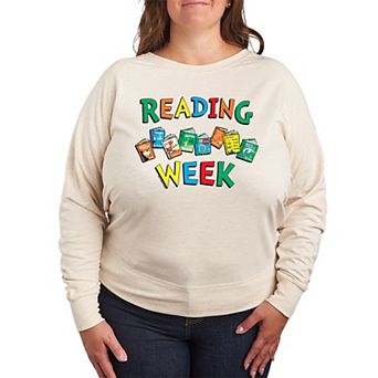 Plus Size Dr. Seuss Reading Week French Terry Long Sleeve Tee