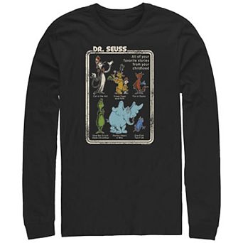 Big & Tall Dr. Seuss Stories From Your Childhood Long Sleeve Graphic Tee