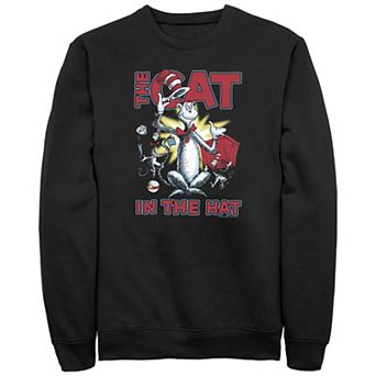 Big & Tall Dr. Seuss The Cat In The Hat Cattitude Graphic Fleece