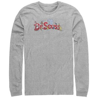 Big & Tall Dr. Seuss Characters Long Sleeve Graphic Tee
