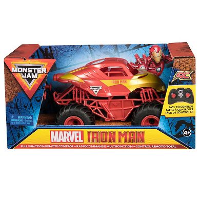 Monster Jam Marvel Iron Man 1:24 Scale RC Monster Truck