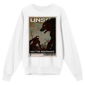 Men's Halo Halt The Nightmares Long Sleeve Graphic Tee