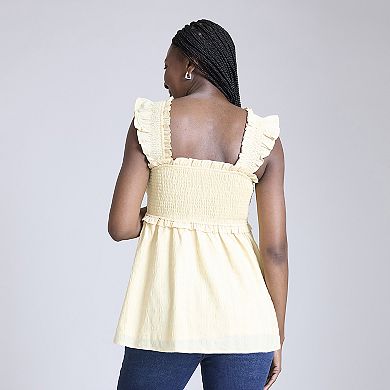 Maternity Motherhood® Ruffle Back Detail Top
