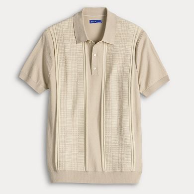 Men's Apt. 9® Houndstooth Sweater Polo
