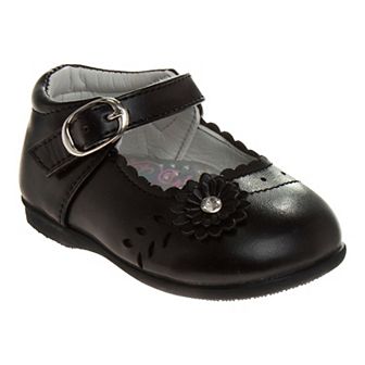 Josmo Flower Detail Girls' Dress Shoes