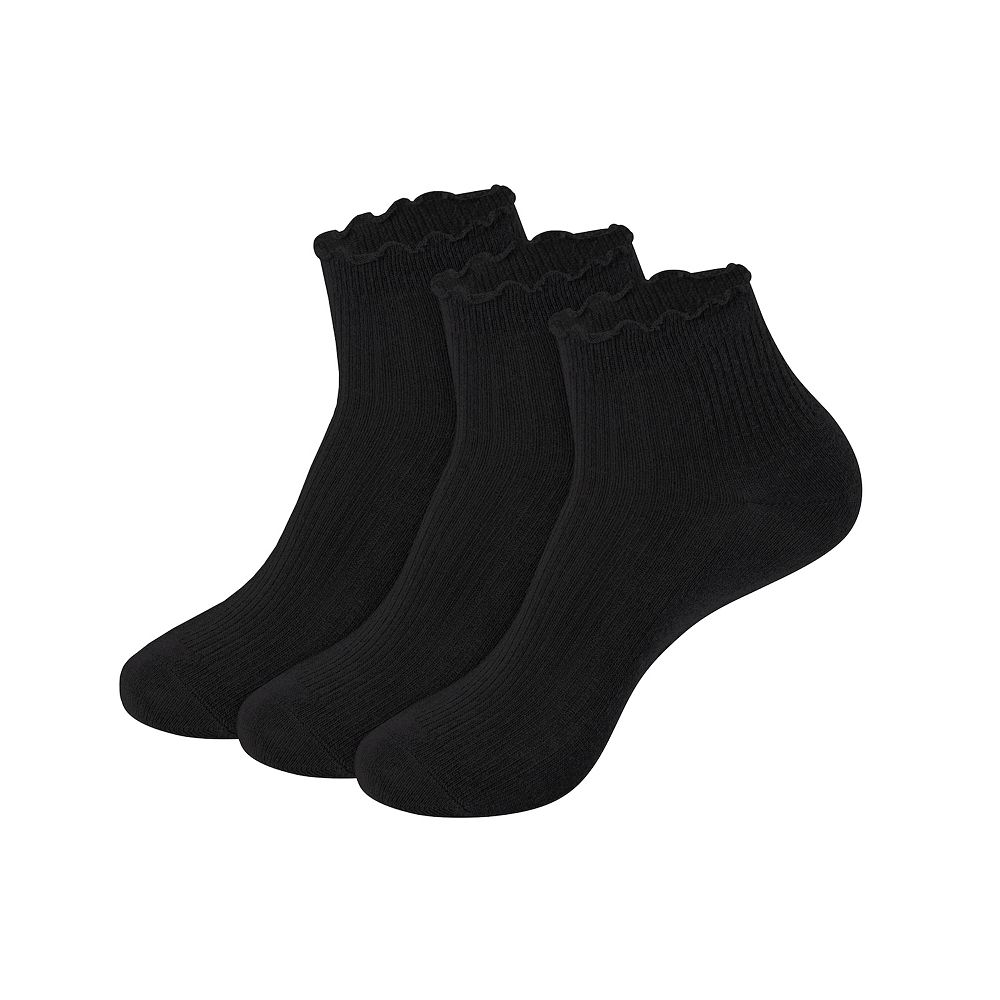 Women's HanesÂ® 3-pk. Super Soft Lightweight Ankle Socks
