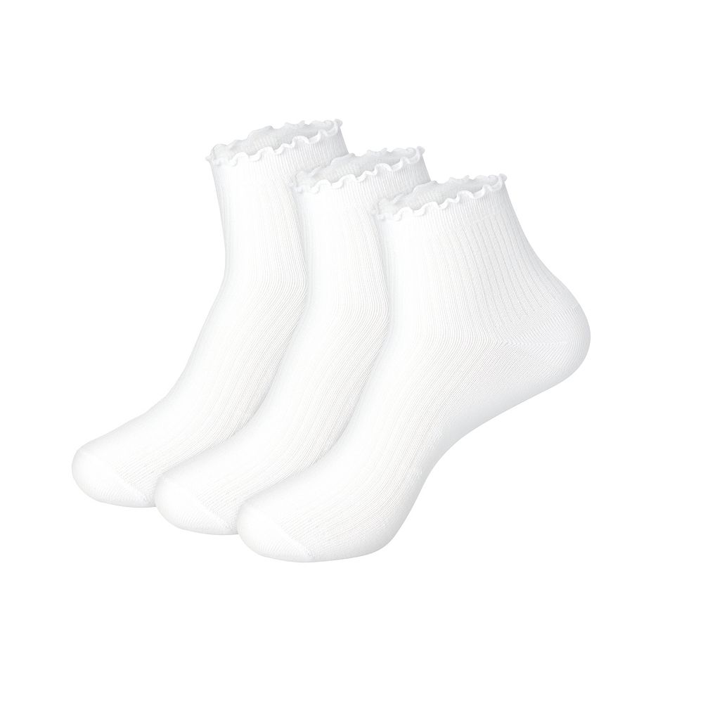 Women's HanesÂ® 3-pk. Super Soft Lightweight Ankle Socks