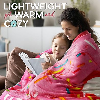 Zulay Giant Double Sided Glazed Donut with Box Gift Packaging - 60 Inches