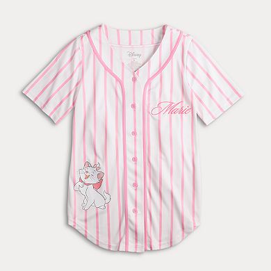 Disney's The Aristocats Marie Juniors Graphic Baseball Jersey