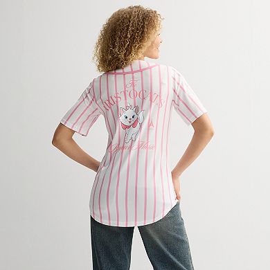 Disney's The Aristocats Marie Juniors Graphic Baseball Jersey