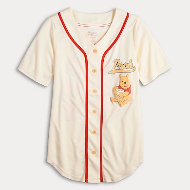 Disney's Winne the Pooh Juniors Graphic Baseball Jersey