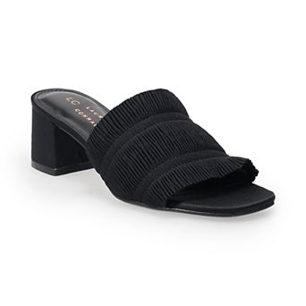 LC Lauren Conrad Correy Rouched Women's Block Heel