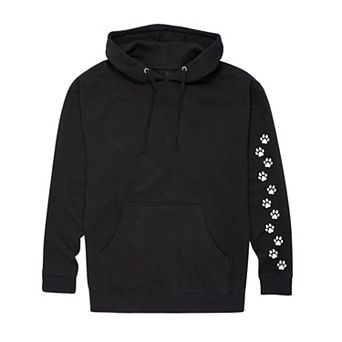 Men's Paw Prints Graphic Hoodie